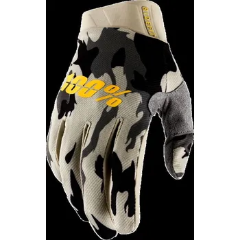 Moto rukavice 100% RUKAVICE RIDEFIT ASSULT (10014-416-13) (Barva: Black| Light Gray| Tan, Velikost: XL) 10014-416-13
