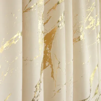 Sprchový závěs Závěsy do obývacího pokoje v bežovo-krémové barvě William 140x250 (ZFLA)