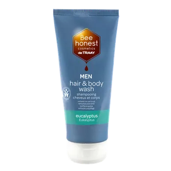 Kosmetická sada Bee Honest Sprchový gel na tělo a vlasy 2v1 pro muže BIO eukalyptus 200ml