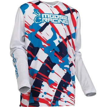 Moto dres MOOSE RACING SOFT-GOODS DRES YOUTH AGROID WH (2912-2097) (Velikost: XL) 2912-2097
