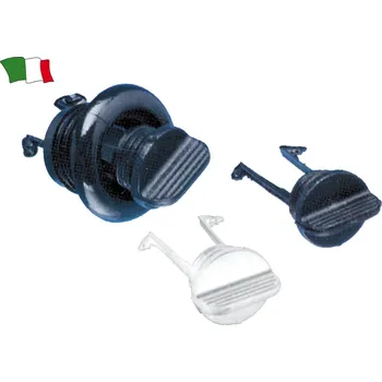 Člun NUTICHE Kulatá vypouštěcí zátka z nylonu se šroubovacím uzávěrem. barva: bílá