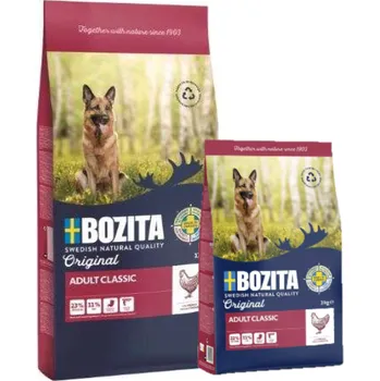 Krmivo pro psa BOZITA Original Adult Classic 12kg + BOZITA Original Adult Classic 3kg GRATIS !!!
