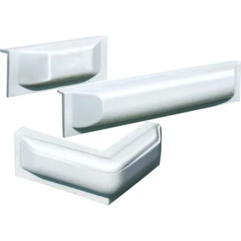 Člun NUTICHE Fendr s vrchním okrajem bílý Varianta: přímý : 250x96mm