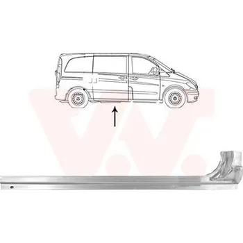 Prah karosérie Nástupní panel VAN WEZEL 3081110