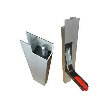 Příslušenství pro přívěs Bočnicový uzávěr PO 405 mm bez lemu s plastovou pojistkou – levý