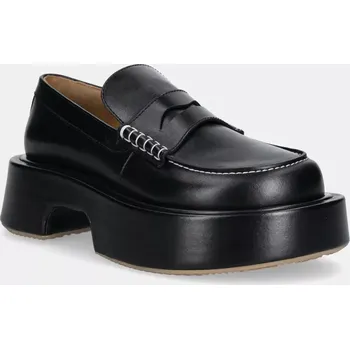 Dámské mokasíny Kožené mokasíny JW Anderson Platform Moccasin, 46, černá, 99X