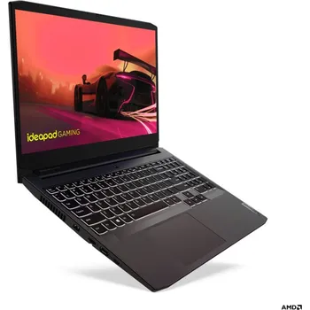 Notebook Lenovo IdeaPad Gaming 3 15ACH6 AMD Ryzen™ 5 5500H Laptop 39,6 cm (15.6") Full HD 16 GB DDR4-SDRAM 512 GB SSD NVIDIA GeForce RTX 2050 Wi-Fi 5 (802.11ac) Windows 11 Home Anglický Černá