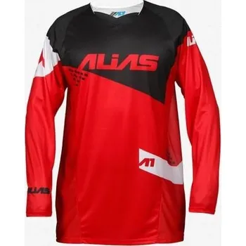 Moto dres Motokrosový dres ALIAS MX A1 STANDARD červeno/černý 2162-296 (Velikost: 2XL) MCF_9234