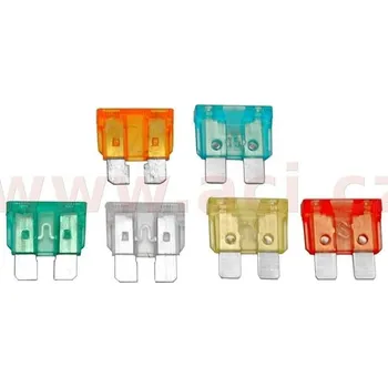 Autopojistky sada plochých pojistek 5-30 A (sada 100 ks) 2H633879