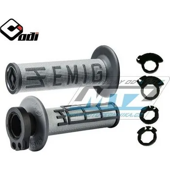 Chránič řídítek pro čtyřkolku Rukojeti ODI V2 LOCK ON EMIG (2takt+4takt včetně 5 nástavců) - černo-šedé ODIH36EMHG