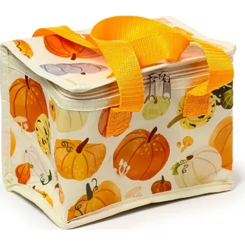 Termotaška Dýně - Skládací izolační taška s podzimním motivem