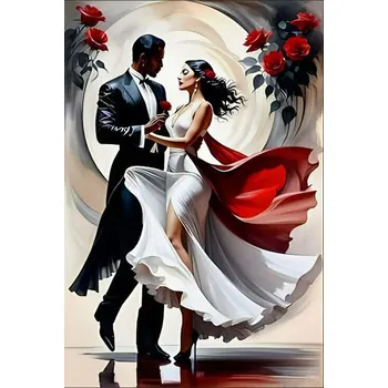 Set školních potřeb Diamentowa mozaika Tańcząca para 30x40cm 2001725