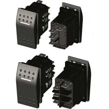 vypínač MTM Voděodolný přepínač IP68 bílá LED-1 barva: bílá