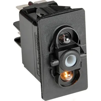 vypínač NUTICHE Voděodolný LED spínač pro vyměnitelný přepínač Funkce: (ON)-OFF