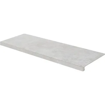 Dlažba Rako Dale DCFVD879 schodová tvarovka 30x120 owl šedá rekt.