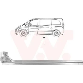 Prah karosérie Nástupní panel VAN WEZEL 3081109