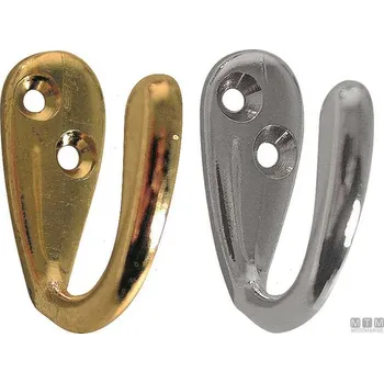 Člun MTM Mosazný háček 15-40mm barva: stříbrná