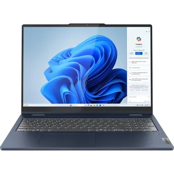 Notebook Lenovo IdeaPad 5 Intel Core 7 150U Hybridní (2v1) 40,6 cm (16") Dotyková obrazovka WUXGA 16 GB LPDDR5x-SDRAM 1 TB SSD Wi-Fi 6 (802.11ax) Windows 11 Home Modrá Nový / Repack