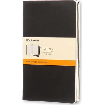 Diář Moleskine, Linkované sešity Moleskine Cahier Journals L černé 3 ks - Formadore