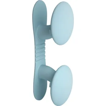 Nalepovací držák pro organizaci kabelů - modrý