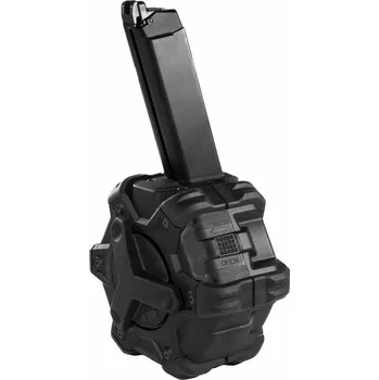 NOVRITSCH Novritsch bubnový zásobník G-Series GBB, 350 BBs - Černá