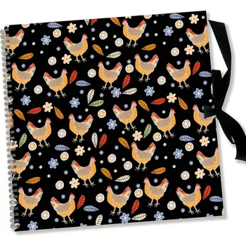 Skicák - slepice na černé