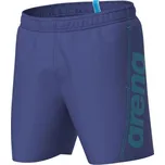Pánské sportovní šortky Arena FUNDAMENTALS LOGO BOXER M Fialová, Tyrkysová