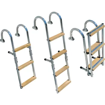 Žebřík NUTICHE Skládací žebřík nerezový CHARLIE Počet příček: 5