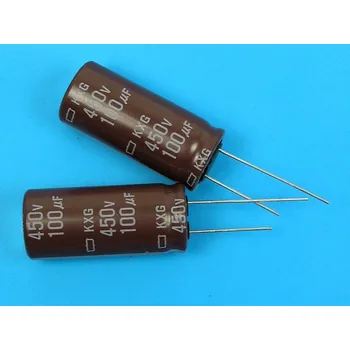 Kondenzátor 100uF/450V - 105°C Nippon KXG kondenzátor elektrolytický