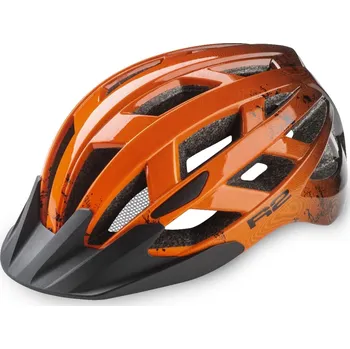 Cyklistická přilba R2 LUMEN JR ATH20 přilba barva: oranžová, velikost: S (52-56cm)