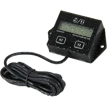 Lodní motor goodgoods Měřič motohodin a otáček, resetovatelný, voděodolný, výměnná baterie