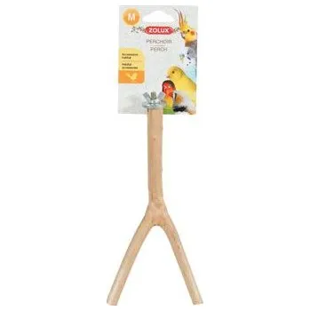 Příslušenství ke kleci pro ptáka ZOLUX bidýlko z přírodního větve 22 x 7 x 2 cm