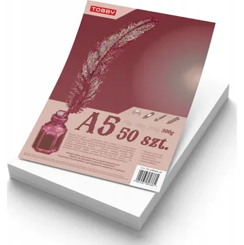 Papír Kancelářský papír Tobby formát A5, 300 g/m², 50 listů