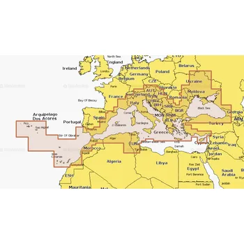 Echolot Navionics+ Středozemní moře + černé moře
