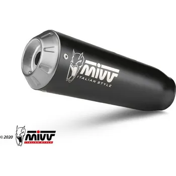 Výfuk pro motocykl Kompletní výfukový systém MIVV X-M1 Black - Yamaha YZF R125 / MT-125 Y.067.LC4B