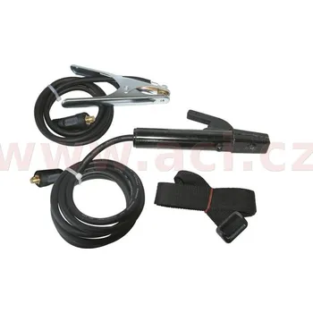 Nářadí na motocykly svařovací kabel 200 A s držákem elektrod, 25 mm2, 10/25 mm2, dl. 1,6 m 047389