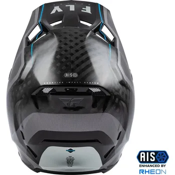 Cyklistická přilba přilba FORMULA AXON, FLY RACING (černá/šedá/modrá, vel. XL) (Velikost: S) 73-4423