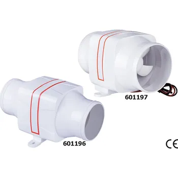 Domácí ventilátor NUTICHE Ventilátor 12V průměr IN LINE 220 m3/hod