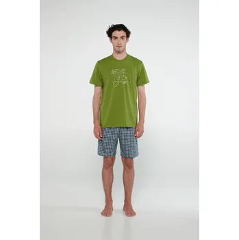 Pánské pyžamo Vamp Pyžamo s krátkými rukávy 20692