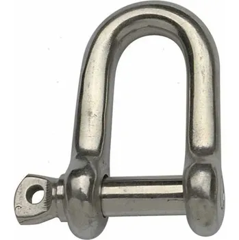 Vodácké vybavení MTM Nerezový kovaný D šekl Varianta: čep - 5 mm