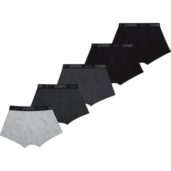 Chlapecké spodní prádlo Lee Cooper Cooper Comfort Fit Junior Boys Trunk 5-Pack Core 7-8 let
