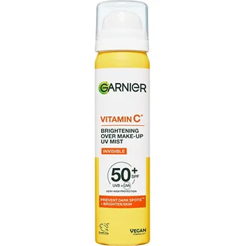 Přípravek na opalování Garnier Vitamin C Brightening Over Make-up UV Mist SPF50+ 75 ml