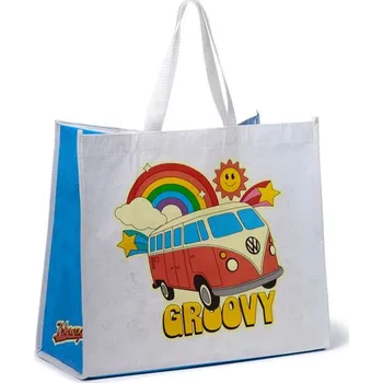 Nákupní taška Volkswagen Groovy - Licencovaný retro design v hippie stylu