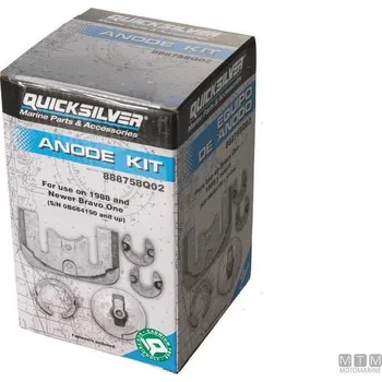 Lodní motor Quicksilver Originální sada anod Mercruiser BRAVO I -888758Q02