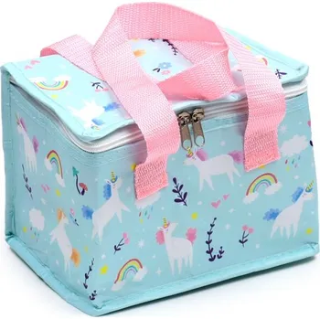 Termotaška Jednorožec - Skládací izolační taška na dětské svačiny a obědy
