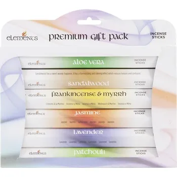 SET vonných tyčinek Elements Premium 6x20 kusů - přírodní aromaterapie