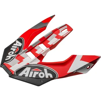 Helma na motorku náhradní kšilt pro přilby TWIST 2.0 Frame, AIROH (matná červená) TW2F55F