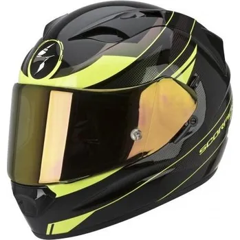 Helma na motorku Moto přilba SCORPION EXO-1200 AIR FULMEN černá/chameleon/žlutá fluo (Velikost: XXL) MCF_8365