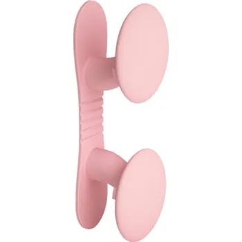 Nalepovací držák pro organizaci kabelů - růžový