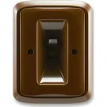 Spínač trojpólový s krytem a instalační krabicí se sponou ABB Tango 3425A-0344 H - hnědá + dárek zdarma